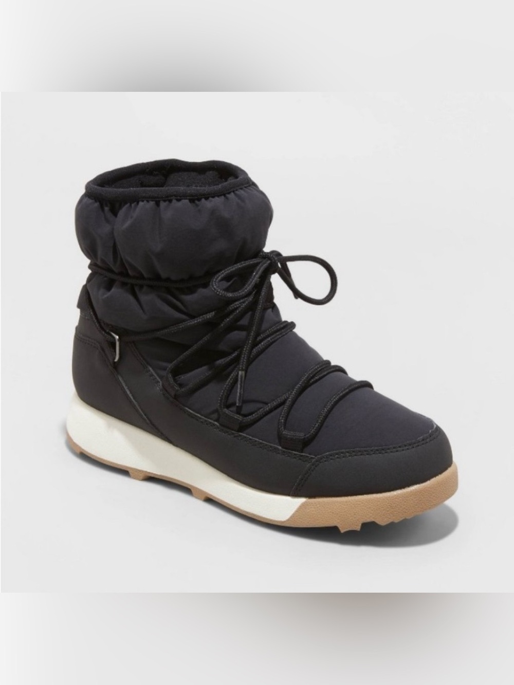 Target All In Motion Women’s Cara Black Winter Lace-Up Ankle Boot